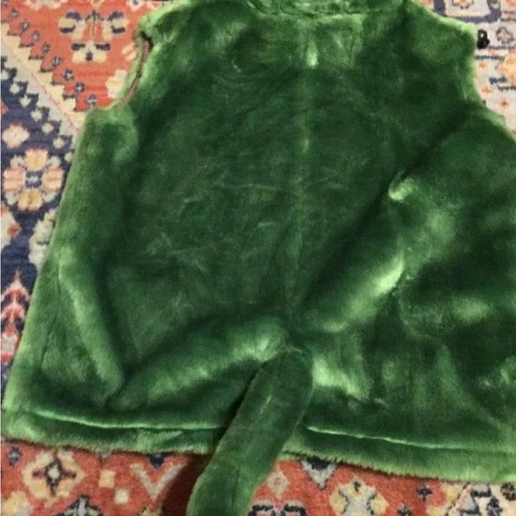 Lil Tots green dinosaur vest fleece - Picture 6 of 8